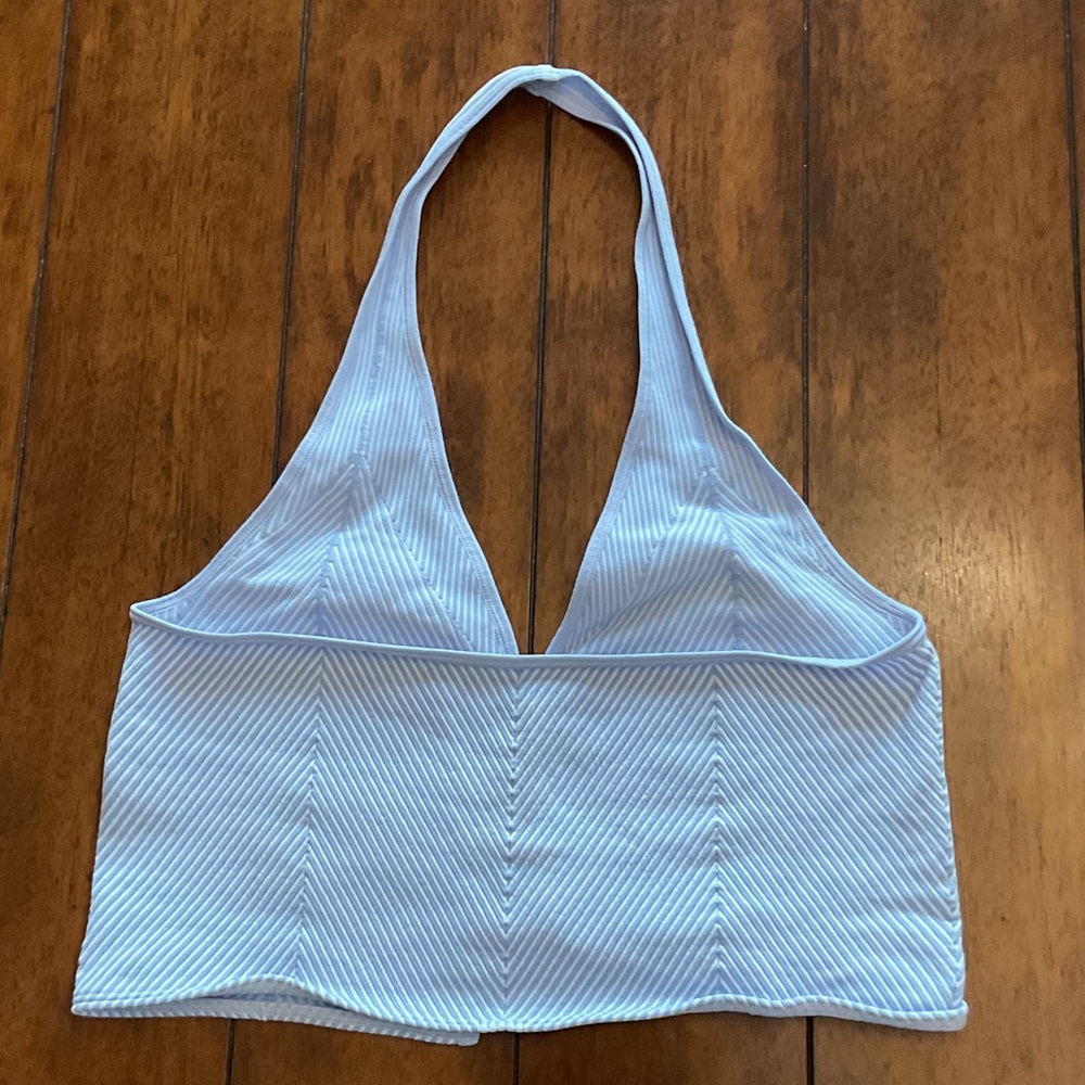 Stylish White Halter Bralette - Picture 3 of 3